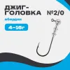 Джиг-головка шар 90° Абердин №2/0